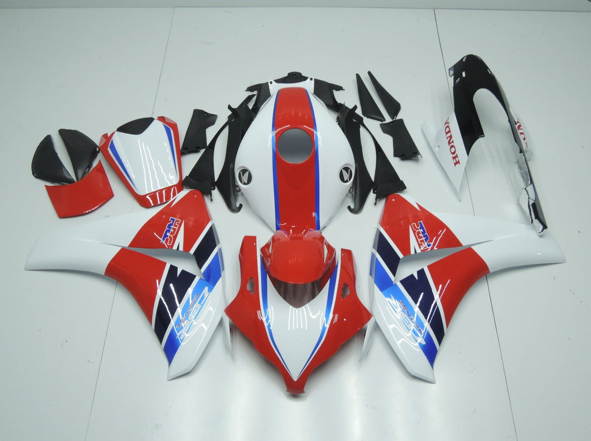 Honda CBR1000RR (2008-2011) Red, White, Light Blue & Dark Blue HRC Fairings