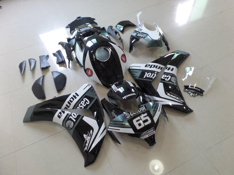 Honda CBR1000RR (2008-2011) Black, Gray & White Castrol Fairings