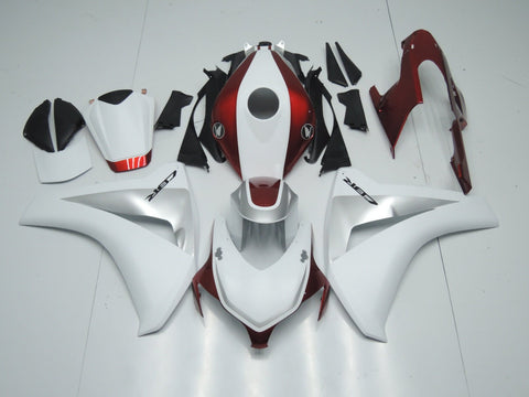 Honda CBR1000RR (2008-2011) Matte White, Matte Silver & Gloss Candy Red Fairings