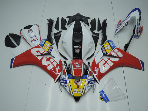 Honda CBR1000RR (2008-2011) Red, White, Black, Yellow & Blue Givi Fairings