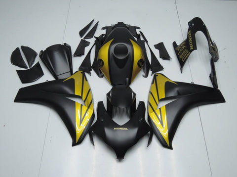 Honda CBR1000RR (2008-2011) Matte Black & Gold Fairings