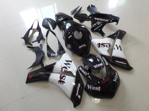 Honda CBR1000RR (2008-2011) Black & White West Race Fairings