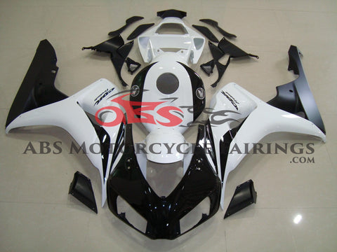 Honda CBR1000RR (2006-2007) White, Black & Matte Black Fairings