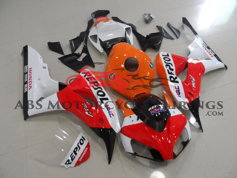 Honda CBR1000RR (2006-2007) Red, White & Orange Repsol Fairings