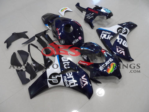 Honda CBR1000RR (2008-2011) Dark Blue & White Tuenti Fairings