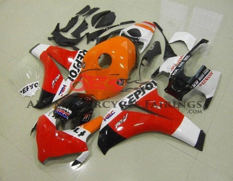 Honda CBR1000RR (2008-2011) Red, Orange & White Repsol Fairings