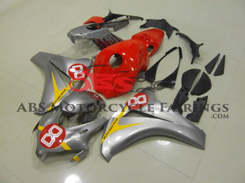 Honda CBR1000RR (2008-2011) Silver, Red & Yellow Fairings