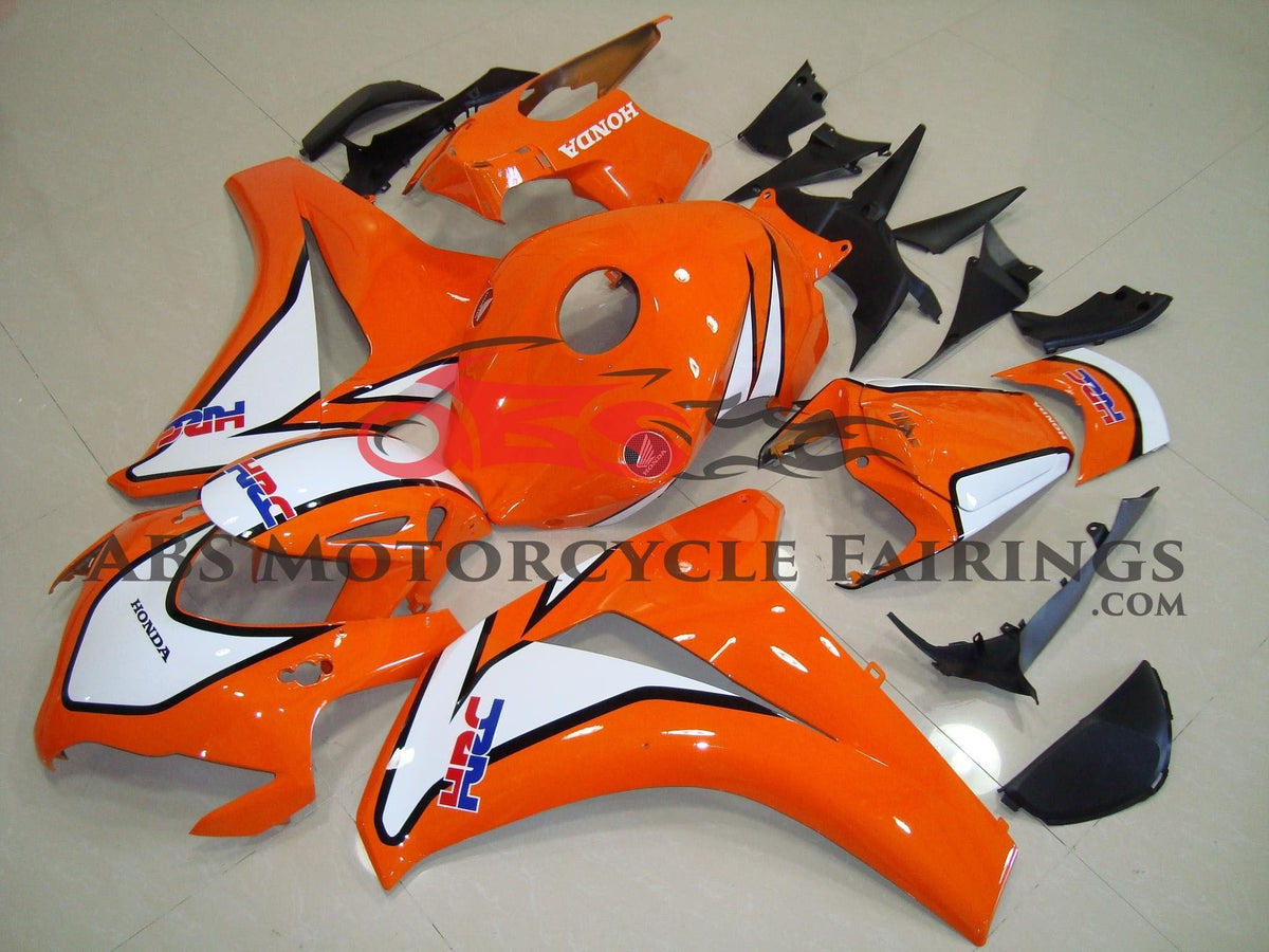 Honda CBR1000RR (2008-2011) Orange & White HRC Fairings