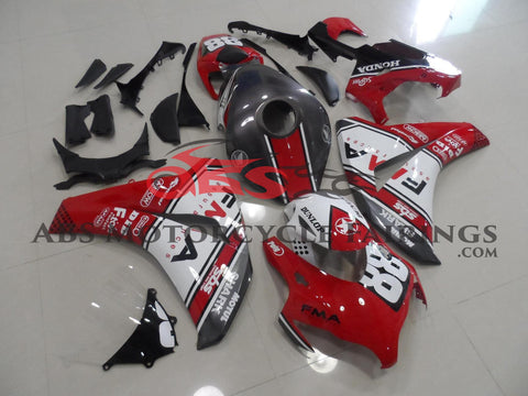 Honda CBR1000RR (2008-2011) Dark Red & Gray FMA Fairings