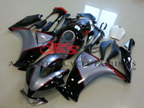 Honda CBR1000RR (2012-2016) Black, Gray & Red Fairings