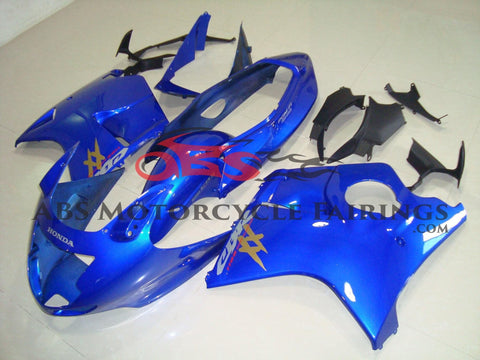 HONDA CBR1100XX Super Blackbird (1996-2007) Blue, Gold, Silver & Red Fairings