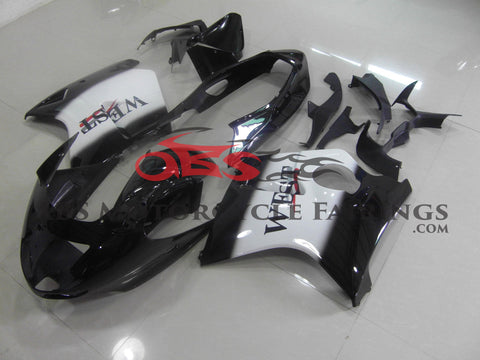 HONDA CBR1100XX Super Blackbird (1996-2007) BLACK & WHITE WEST FAIRINGS