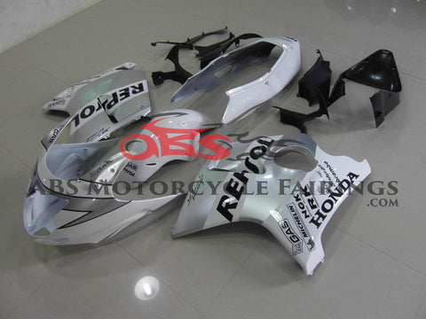 HONDA CBR1100XX Super Blackbird (1996-2007) WHITE & SILVER REPSOL FAIRINGS