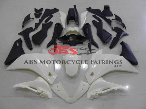 White & Matte Black (2011-2016) Honda CBR125R Fairings