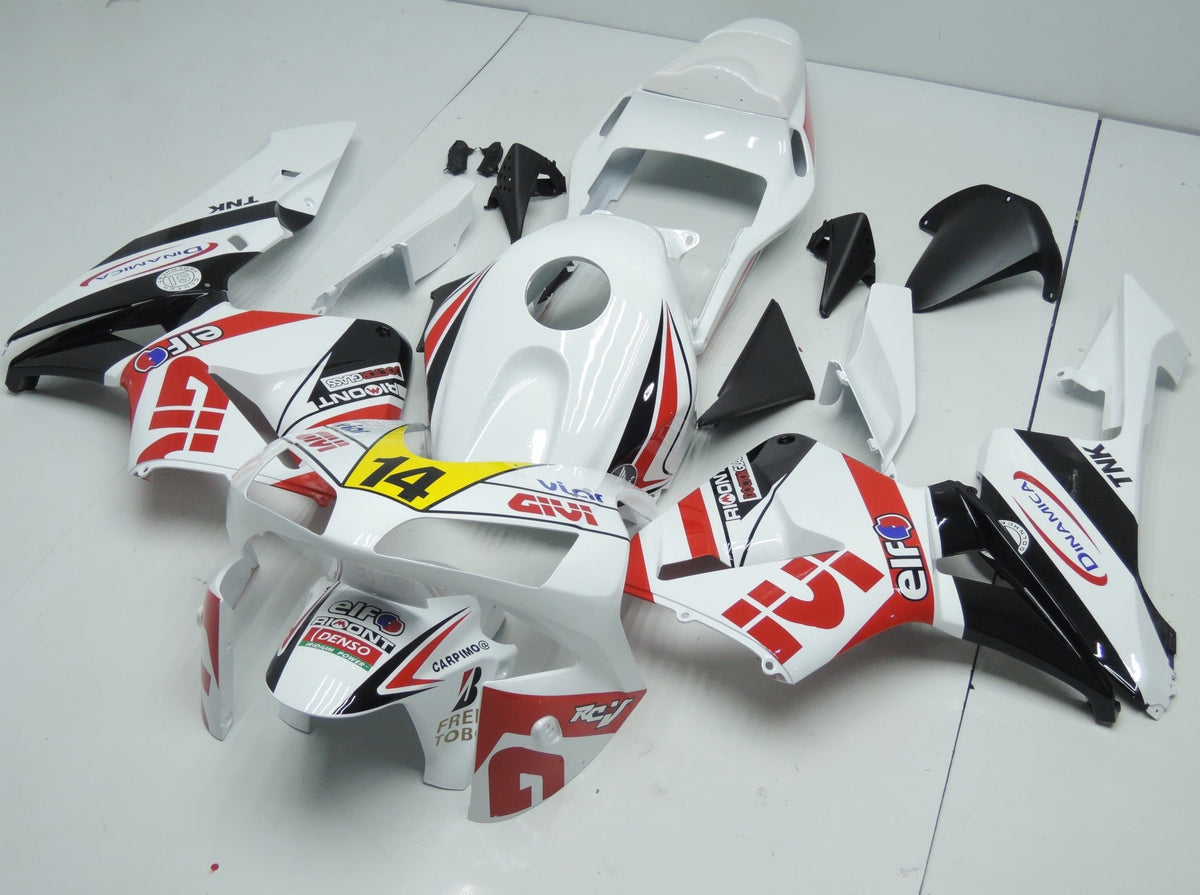 Honda CBR600RR (2003-2004) White, Black & Red Givi Fairings