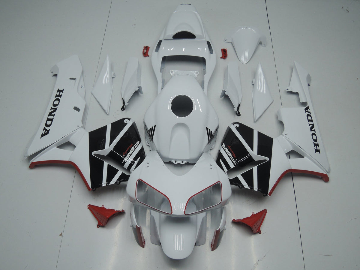 Honda CBR600RR (2003-2004) White, Black & Red Fairings