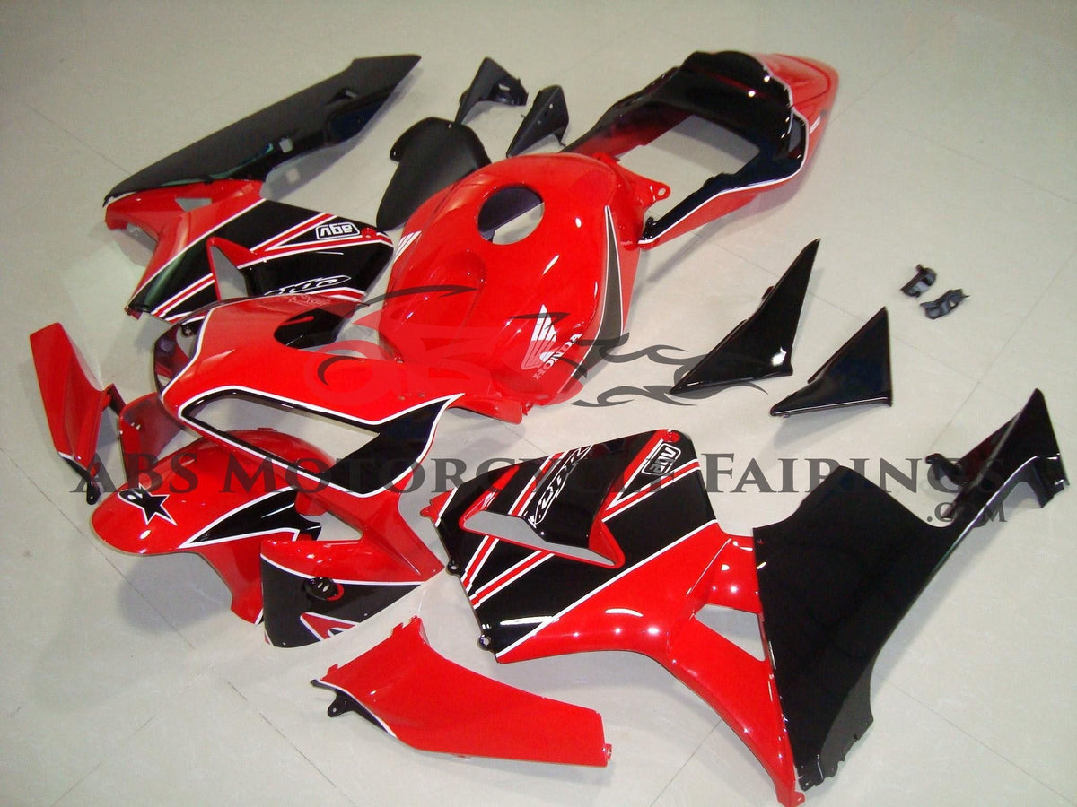 Honda CBR600RR (2003-2004) Red & Black Fairings