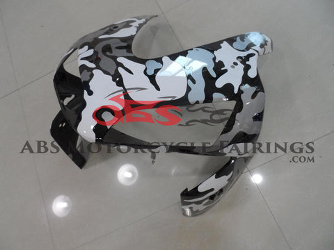 Honda CBR600RR (2003-2004) Camouflage Black, White & Grey Fairings