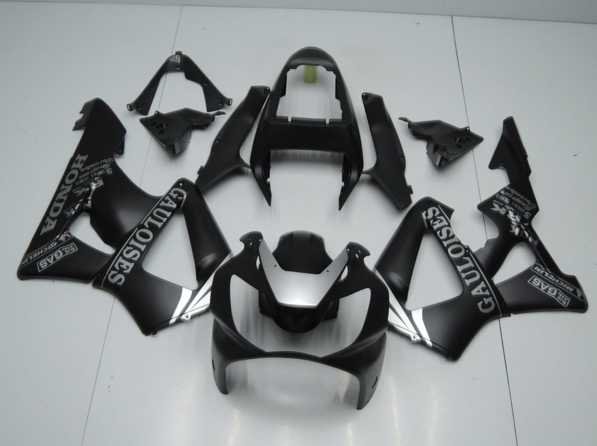 Honda CBR900RR 929 (2000-2001) Matte Black & Silver Fairings