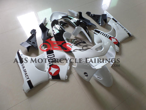 White, Black & Red Skull (1998-1999) Honda CBR900RR 919 Fairings