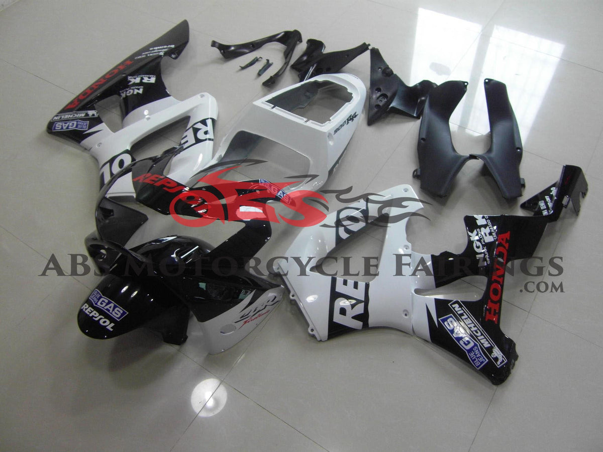 Honda CBR900RR 929 (2000-2001) Black & White Repsol Fairings