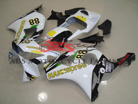 HONDA CBR900RR 954 (2002-2003) White, Black, Yellow & Green Hannspree Fairings