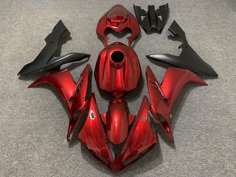 Yamaha YZF-R1 (2004-2006) Dark Red & Matte Black Fairings