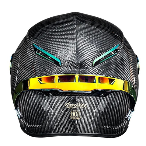 Carbon Fiber 3k Twill HNJ Motorcycle Helmet