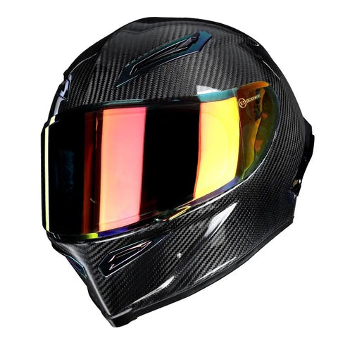 Carbon Fiber 3k Twill HNJ Motorcycle Helmet