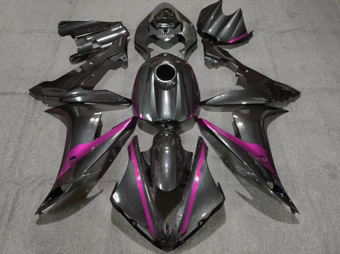 Yamaha YZF-R1 (2004-2006) Faux Carbon Fiber & Pink Fairings