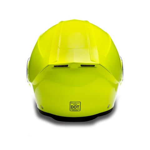 NEON YELLOW DAYTONA GLIDE MOTORCYCLE HELMET - MG1FY