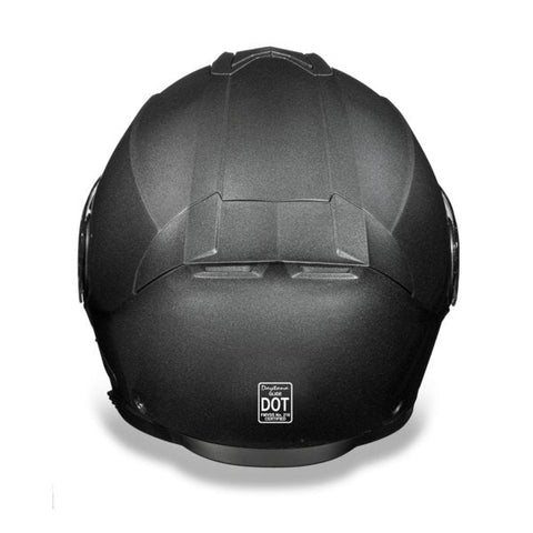 METALLIC GRAY GLIDE MOTORCYCLE HELMET - MG1GM