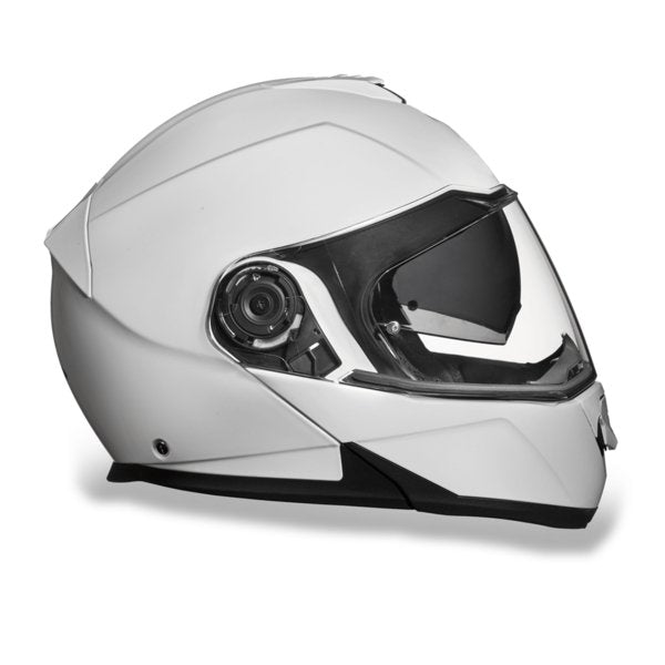 GLOSS WHITE GLIDE MOTORCYCLE HELMET - MG1C