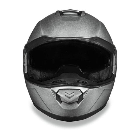 SILVER DAYTONA GLIDE MOTORCYCLE HELMET - MG1SM