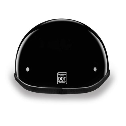 GLOSS BLACK HAWK POLO MOTORCYCLE HELMET - H1A