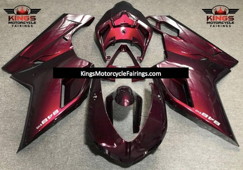 Ducati 848 (2007-2014) Red Wine Fairings