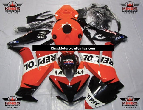 Honda CBR1000RR (2012-2016) Black & Orange Repsol Fairings