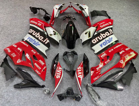 Ducati 1199 (2011-2014) Red, White & Black #7 Fairings