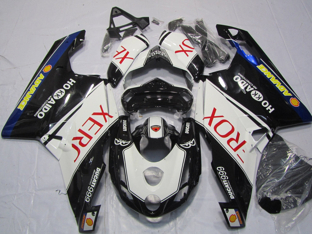 Ducati 749 (2003-2004) Black, White & Red XEROX Fairings