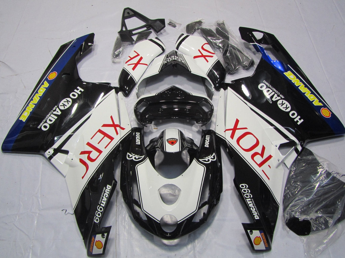 Ducati 749 (2005-2006) Black, White & Red XEROX Fairings