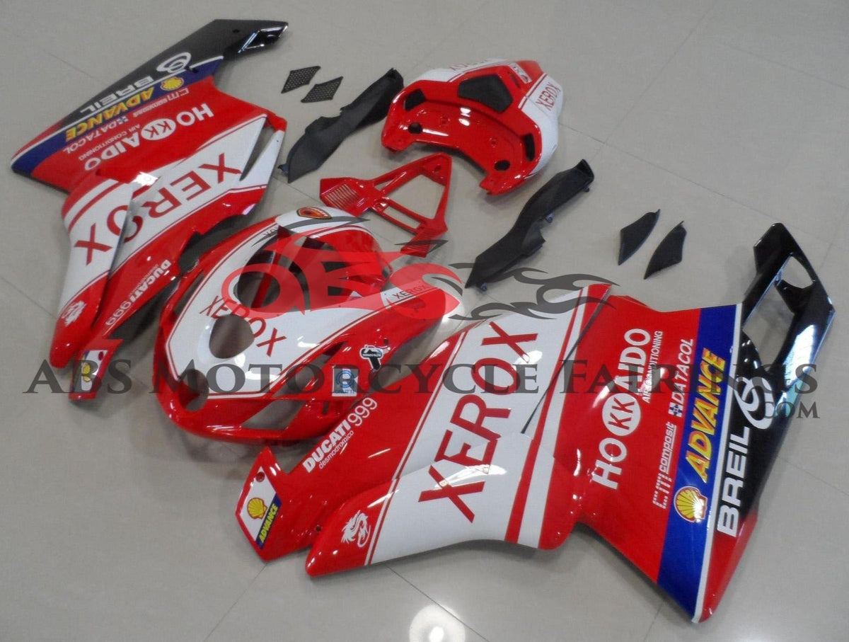 Ducati 749 (2003-2004) Red & White XEROX Hokkaido Fairings