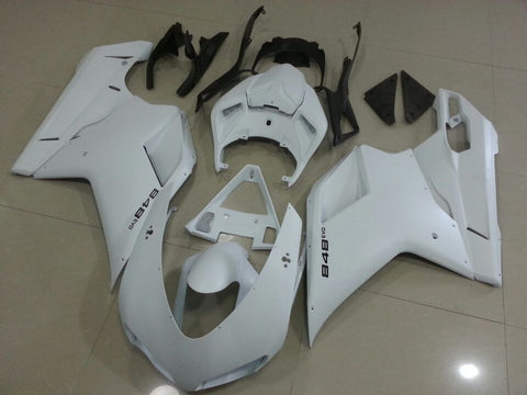 Ducati 848 (2007-2014) Matte White Fairings