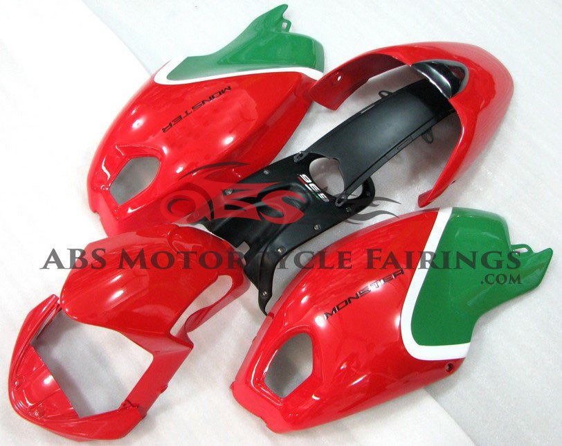 DUCATI MONSTER 696/796/1100 (2009-2016) RED, GREEN & WHITE FAIRINGS