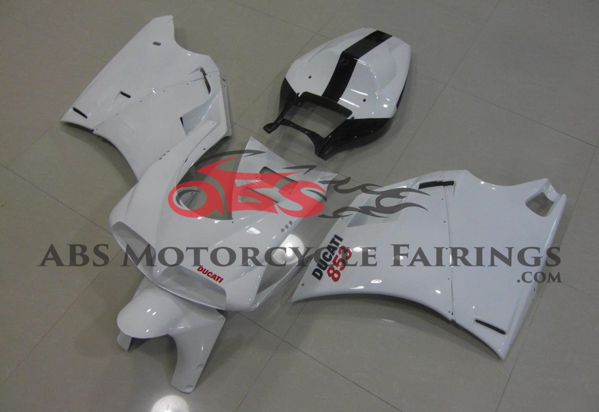 Ducati 916 (1994-1999) White, Black & Red Fairings