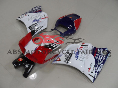 Ducati 916 (1994-1999) White, Red & Blue Fairings