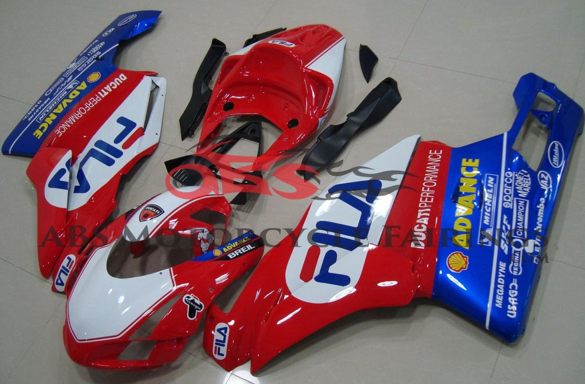 Ducati 749 (2003-2004) Red, White & Blue FILA Race Fairings