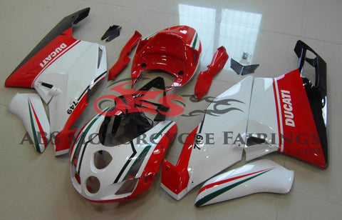 Ducati 749 (2003-2004) White, Red, Green & Black Fairings