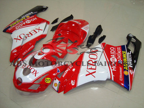 Ducati 749 (2003-2004) Red & White XEROX Fairings