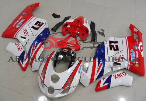 Ducati 749 (2003-2004) Red, White & Blue #21 Fairings