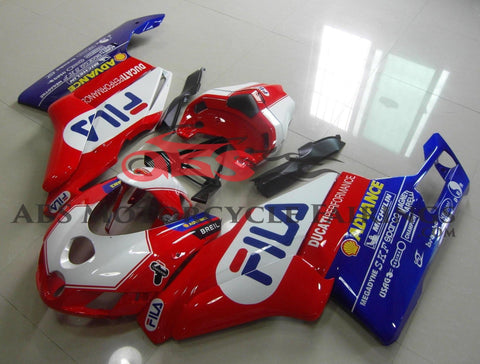 Ducati 749 (2005-2006) Red, White & Blue Fila Fairings